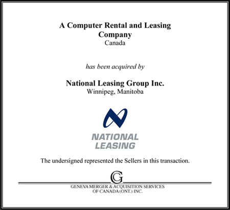 Computer Rental and Leasing Co.