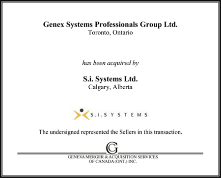 Genex Systems Professionals Group Ltd.