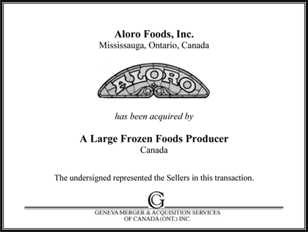 Aloro Foods, Inc.